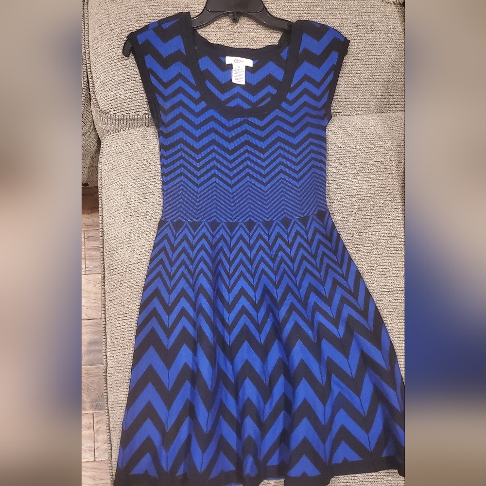 Candie's Royal Blue and Black Dress